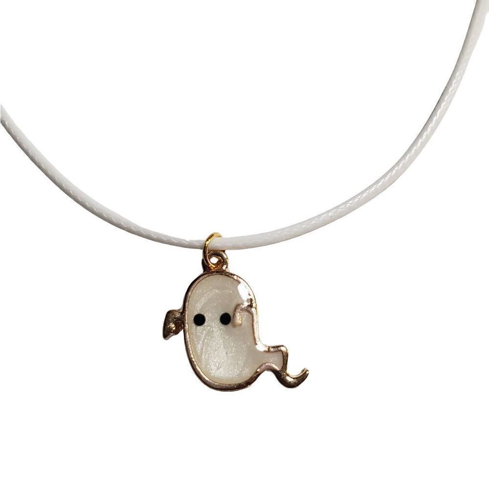 Ghost charm necklace 18" 👻